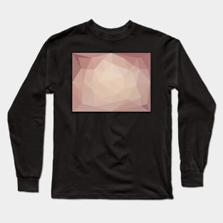 Rose Quartz Geometrics Long Sleeve T-Shirt